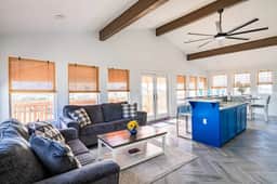 Unit C of Crystal Beach's Premier Triplex 2Bd/1Bth