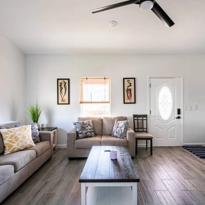 Unit B of Crystal Beach's Premier Triplex 2Bd/1Bth