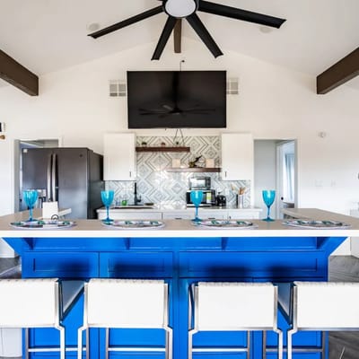 Unit C of Crystal Beach's Premier Triplex 2Bd/1Bth