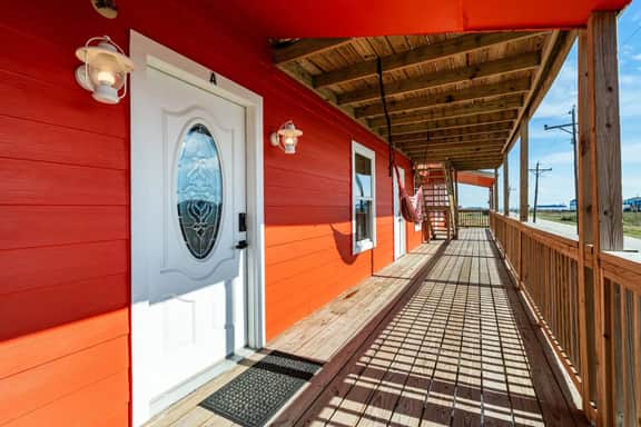 Unit A of Crystal Beach's Premier Triplex 2Bd/1Bth